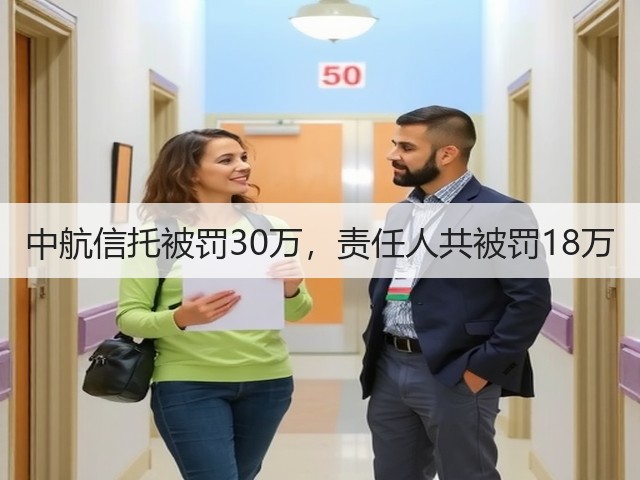 中航信托被罚30万，责任人共被罚18万(图2)