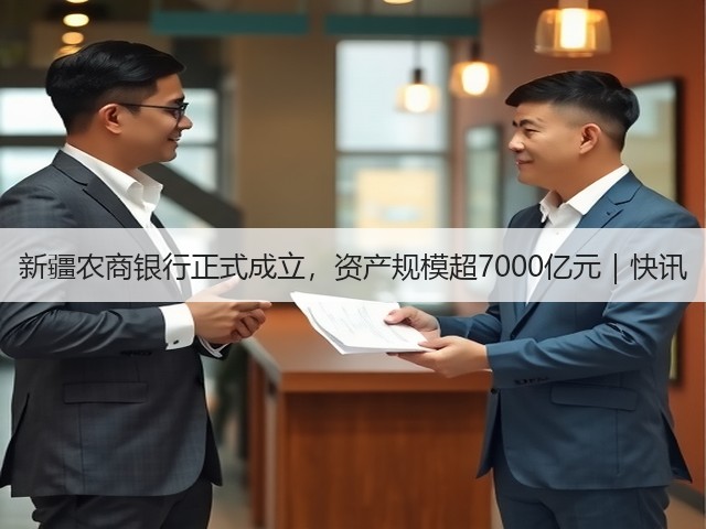 新疆农商银行正式成立,资产规模超7000亿元|快讯(图3) 新疆农商银行正式成立,资产规模超7000亿元|快讯(图3)