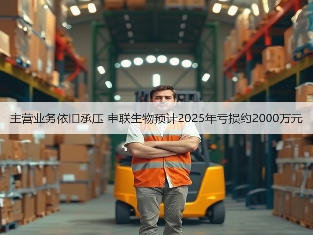 主营业务依旧承压 申联生物预计2025年亏损约2000万元(图2)