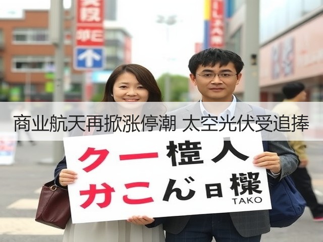 商业航天再掀涨停潮 太空光伏受追捧(图1) 商业航天再掀涨停潮 太空光伏受追捧(图1)