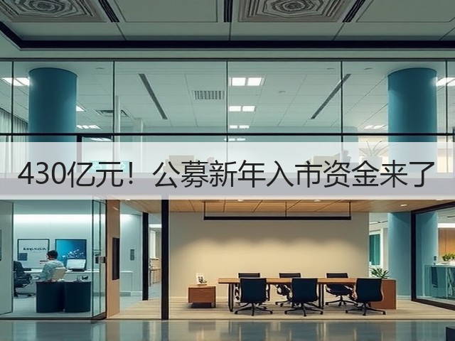 430亿元！公募新年入市资金来了(图1)