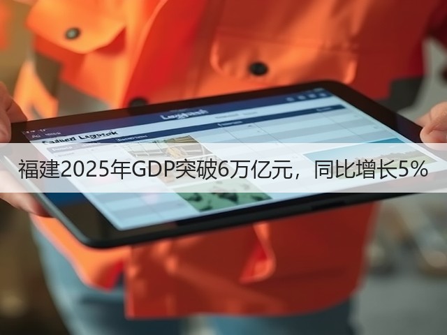 福建2025年GDP突破6万亿元，同比增长5%(图2)