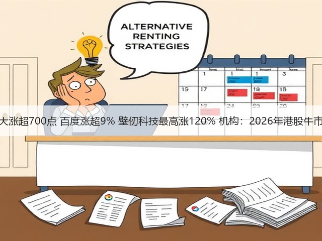 港股大涨超700点 百度涨超9% 壁仞科技最高涨120% 机构:2026年港股牛市延续(图2) 港股大涨超700点 百度涨超9% 壁仞科技最高涨120% 机构:2026年港股牛市延续(图2)