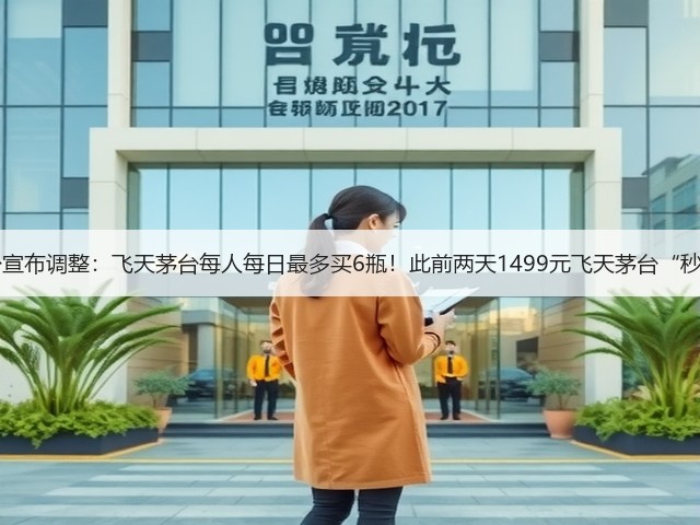 i茅台宣布调整：飞天茅台每人每日最多买6瓶！此前两天1499元飞天茅台“秒光”(图1)
