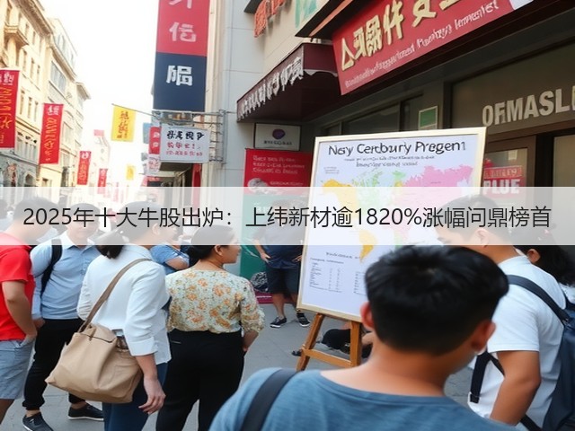 2025年十大牛股出炉：上纬新材逾1820%涨幅问鼎榜首(图3)