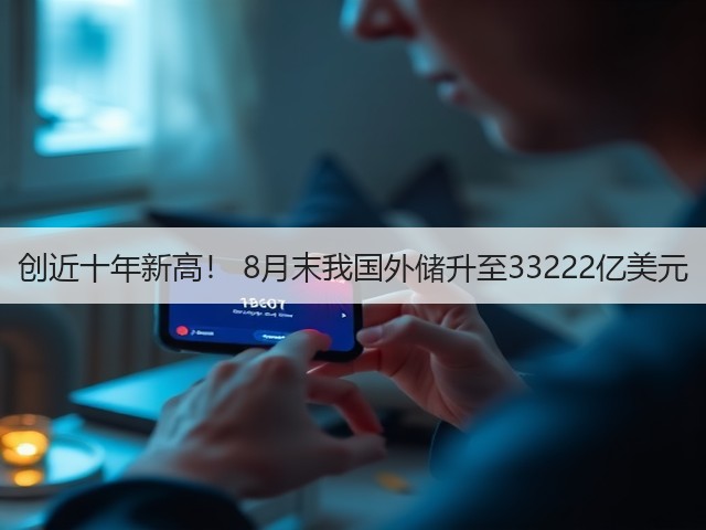 创近十年新高！ 8月末我国外储升至33222亿美元(图3)