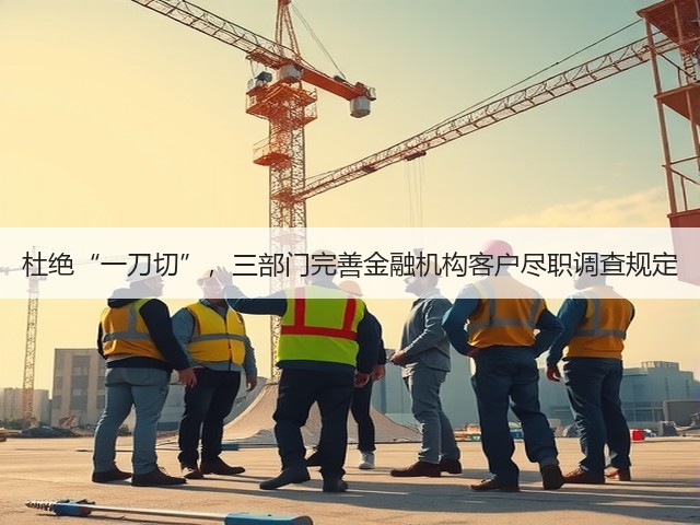 杜绝“一刀切”，三部门完善金融机构客户尽职调查规定(图2)