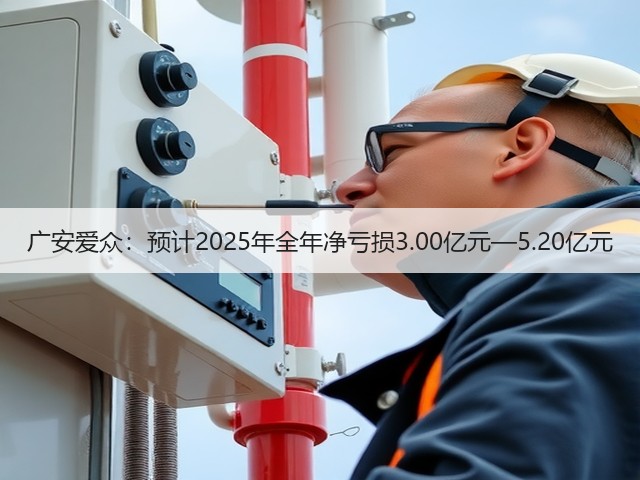 广安爱众：预计2025年全年净亏损3.00亿元—5.20亿元(图3)