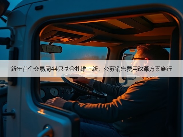 新年首个交易周44只基金扎堆上新;公募销售费用改革方案施行(图3) 新年首个交易周44只基金扎堆上新;公募销售费用改革方案施行(图3)