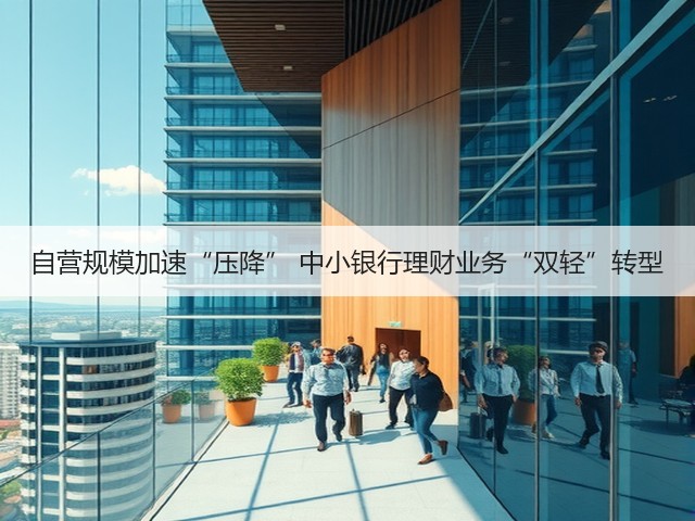 自营规模加速“压降” 中小银行理财业务“双轻”转型(图1) 自营规模加速“压降” 中小银行理财业务“双轻”转型(图1)