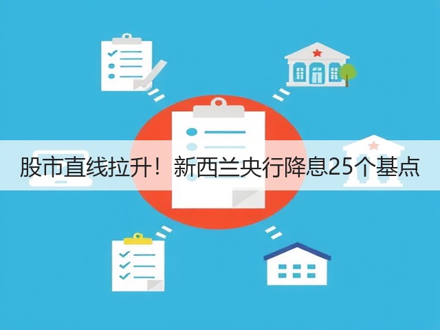 股市直线拉升!新西兰央行降息25个基点(图2) 股市直线拉升!新西兰央行降息25个基点(图2)