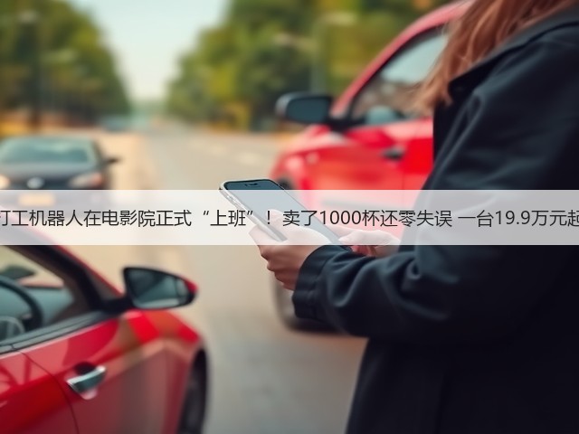 打工机器人在电影院正式“上班”!卖了1000杯还零失误 一台19.9万元起(图1) 打工机器人在电影院正式“上班”!卖了1000杯还零失误 一台19.9万元起(图1)