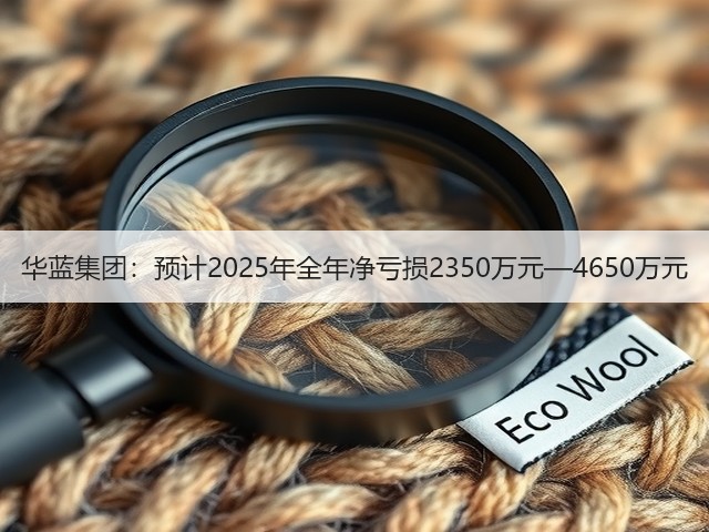 华蓝集团：预计2025年全年净亏损2350万元—4650万元(图1)