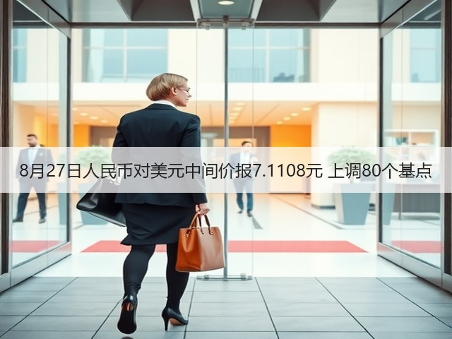 8月27日人民币对美元中间价报7.1108元 上调80个基点(图3)