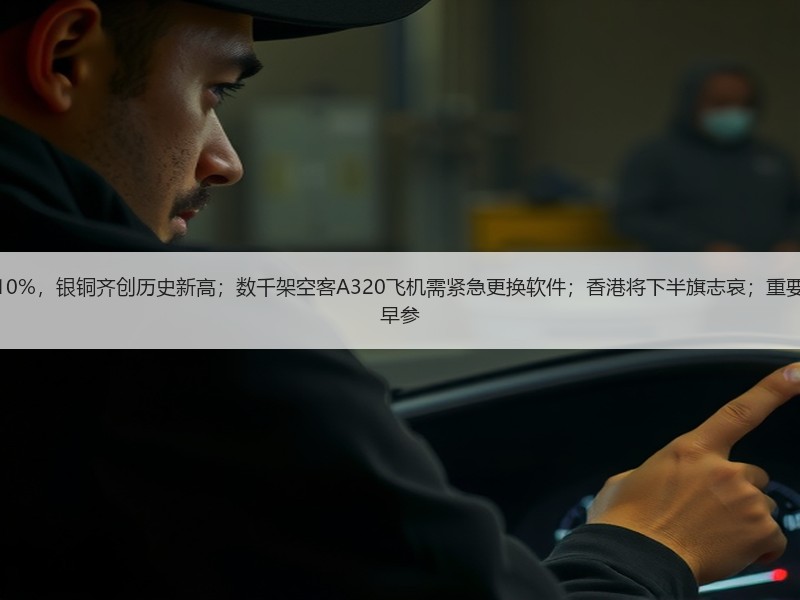 美股五连涨，英特尔明显波动10%，银铜齐创历史新高；数千架空客A320飞机需紧急更换软件；香港将下半旗志哀；重要新规！证监会征求意见丨每经早