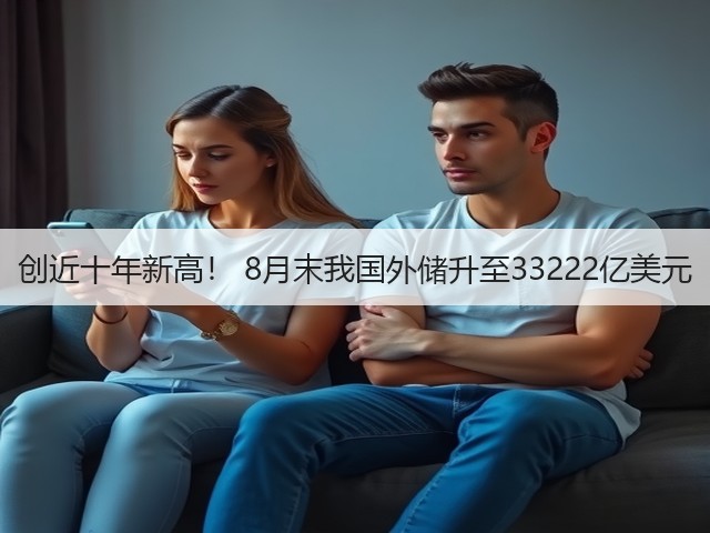创近十年新高！ 8月末我国外储升至33222亿美元(图1)