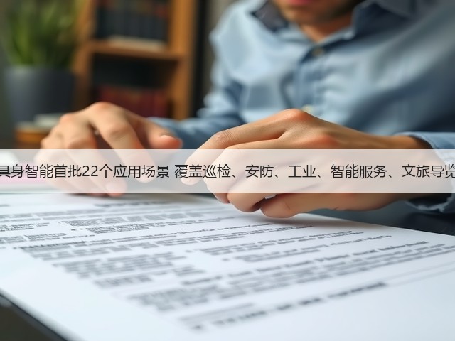 珠海发布具身智能首批22个应用场景 覆盖巡检、安防、工业、智能服务、文旅导览五大领域(图1) 珠海发布具身智能首批22个应用场景 覆盖巡检、安防、工业、智能服务、文旅导览五大领域(图1)