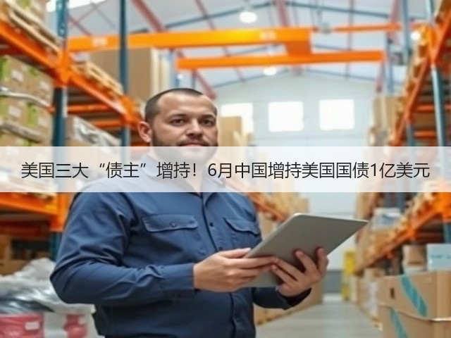 美国三大“债主”增持！6月中国增持美国国债1亿美元(图2)