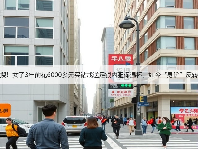 热搜!女子3年前花6000多元买钻戒送足银内胆保温杯,如今“身价”反转!(图2) 热搜!女子3年前花6000多元买钻戒送足银内胆保温杯,如今“身价”反转!(图2)