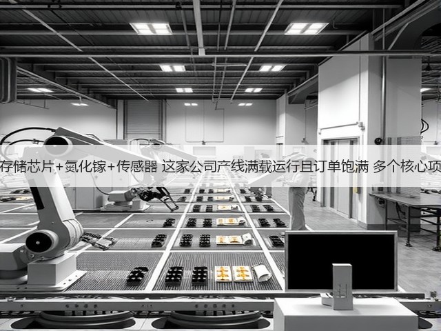 机构调研丨存储芯片+氮化镓+传感器 这家公司产线满载运行且订单饱满 多个核心项目实现突破(图1) 机构调研丨存储芯片+氮化镓+传感器 这家公司产线满载运行且订单饱满 多个核心项目实现突破(图1)