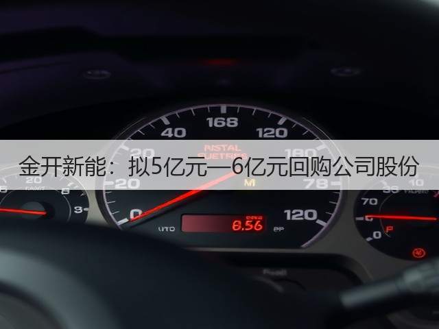 金开新能：拟5亿元—6亿元回购公司股份(图1)