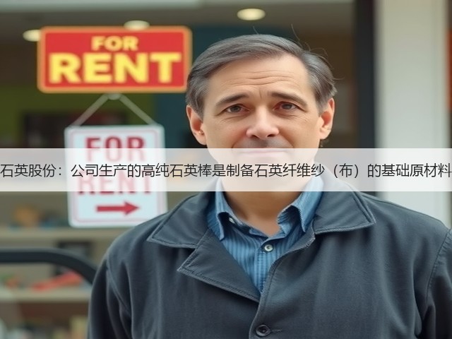 石英股份：公司生产的高纯石英棒是制备石英纤维纱（布）的基础原材料(图1)