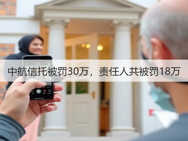 中航信托被罚30万,责任人共被罚18万(图3) 中航信托被罚30万,责任人共被罚18万(图3)
