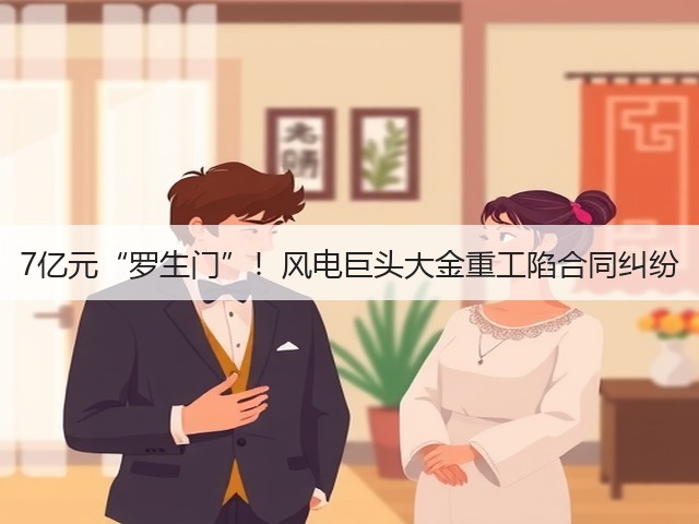 7亿元“罗生门”!风电巨头大金重工陷合同纠纷(图3) 7亿元“罗生门”!风电巨头大金重工陷合同纠纷(图3)