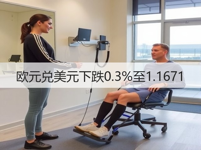 欧元兑美元下跌0.3%至1.1671(图1)