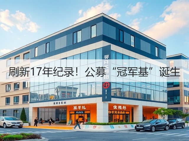 刷新17年纪录！公募“冠军基”诞生(图3)