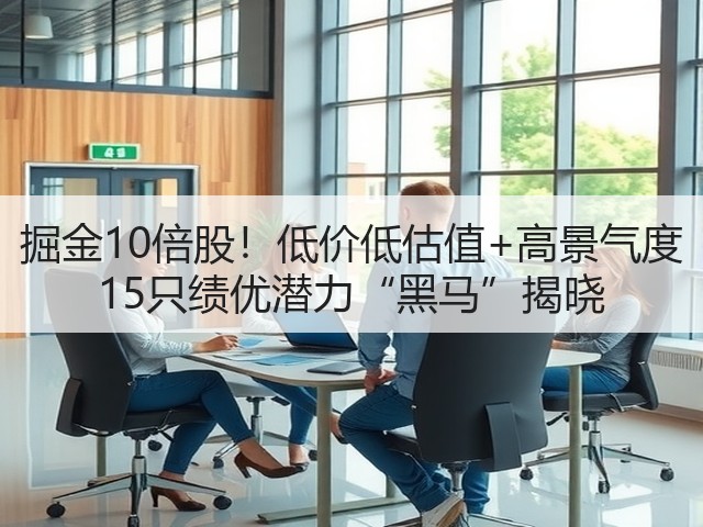 掘金10倍股！低价低估值+高景气度 15只绩优潜力“黑马”揭晓(图3)