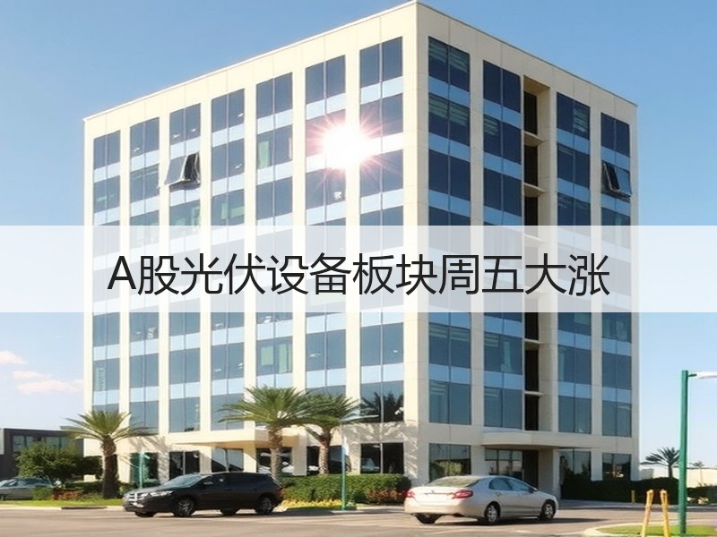 A股光伏设备板块周五大涨