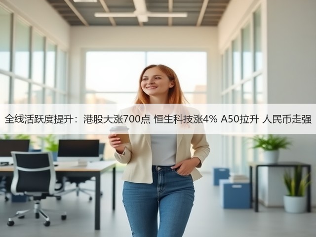 全线活跃度提升:港股大涨700点 恒生科技涨4% A50拉升 人民币走强(图1) 全线活跃度提升:港股大涨700点 恒生科技涨4% A50拉升 人民币走强(图1)