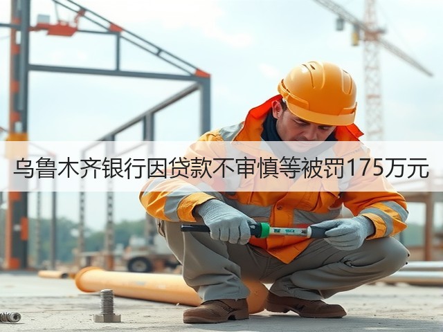 乌鲁木齐银行因贷款不审慎等被罚175万元(图3)