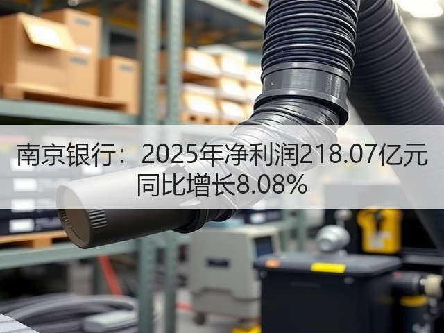 南京银行：2025年净利润218.07亿元 同比增长8.08%(图1)