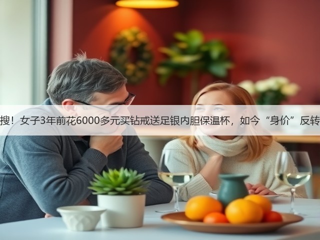 热搜!女子3年前花6000多元买钻戒送足银内胆保温杯,如今“身价”反转!(图3) 热搜!女子3年前花6000多元买钻戒送足银内胆保温杯,如今“身价”反转!(图3)