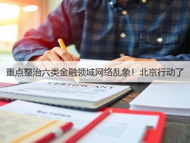 重点整治六类金融领域网络乱象！北京行动了(图3)