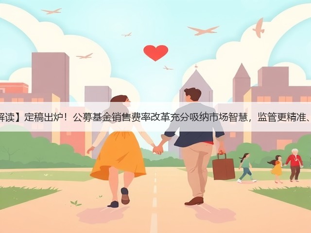 【新华解读】定稿出炉！公募基金销售费率改革充分吸纳市场智慧，监管更精准、更务实(图1)