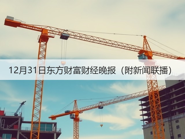 12月31日东方财富财经晚报（附新闻联播）(图1)