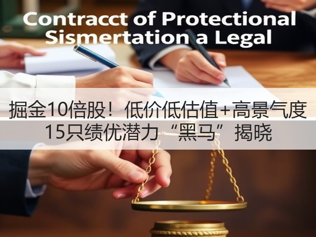 掘金10倍股！低价低估值+高景气度 15只绩优潜力“黑马”揭晓(图1)