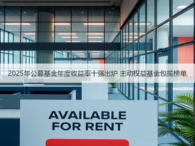 2025年公募基金年度收益率十强出炉 主动权益基金包揽榜单(图1)