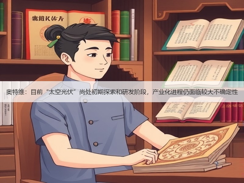 奥特维：目前“太空光伏”尚处初期探索和研发阶段，产业化进程仍面临较大不确定性