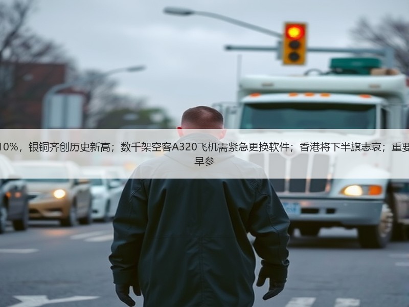 美股五连涨，英特尔明显波动10%，银铜齐创历史新高；数千架空客A320飞机需紧急更换软件；香港将下半旗志哀；重要新规！证监会征求意见丨每经早