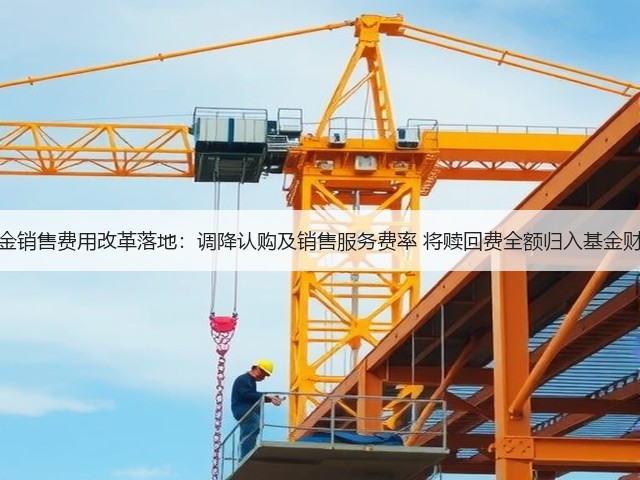 基金销售费用改革落地：调降认购及销售服务费率 将赎回费全额归入基金财产(图1)