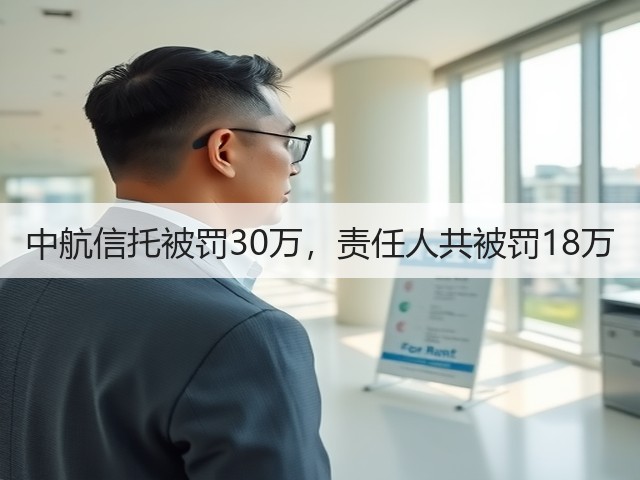 中航信托被罚30万，责任人共被罚18万(图2)
