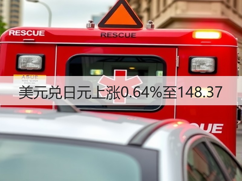 美元兑日元上涨0.64%至148.37