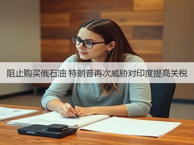 阻止购买俄石油 特朗普再次威胁对印度提高关税(图1) 阻止购买俄石油 特朗普再次威胁对印度提高关税(图1)