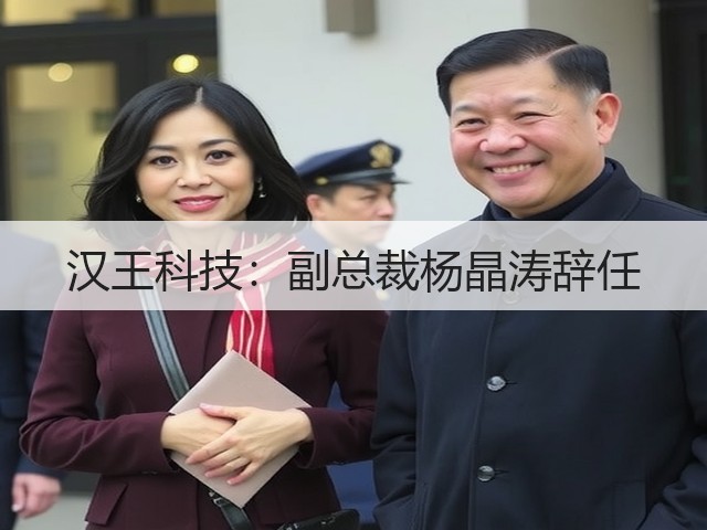 汉王科技:副总裁杨晶涛辞任(图2) 汉王科技:副总裁杨晶涛辞任(图2)