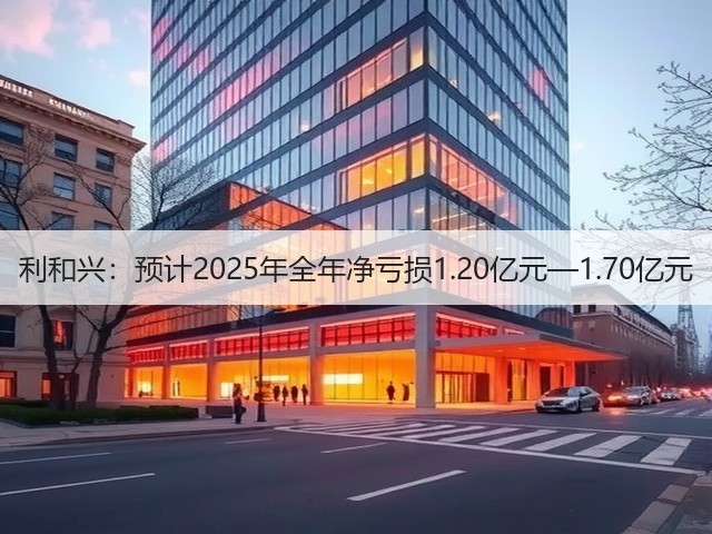利和兴:预计2025年全年净亏损1.20亿元—1.70亿元(图3) 利和兴:预计2025年全年净亏损1.20亿元—1.70亿元(图3)