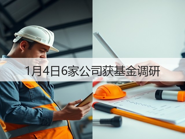 1月4日6家公司获基金调研(图2) 1月4日6家公司获基金调研(图2)